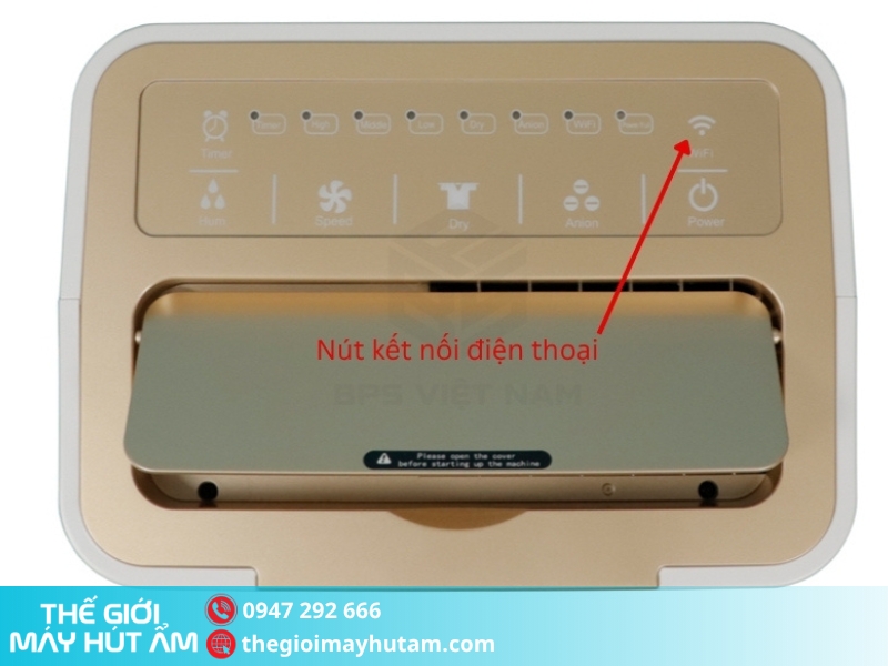 Hướng dẫn kết nối máy hút ẩm Airko ER-668EL với điện thoại