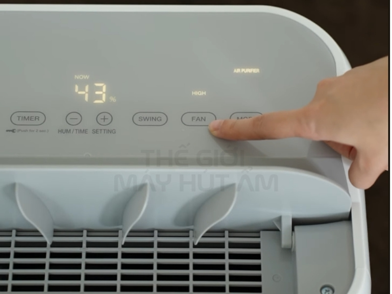 Hướng dẫn sử dụng máy hút ẩm lọc khí Daikin JPF12AV2 3 huong dan su dung may loc khong khi hut am daikin jpf12av2 chon fan