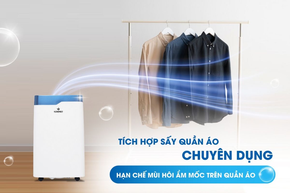 Máy hút ẩm Kosmen vận hành ổn định
