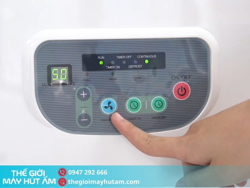 Máy hút ẩm FujiE HM-650EB (50L/Ngày) 5 Tính năng của máy hút ẩm FujiE HM-650EB