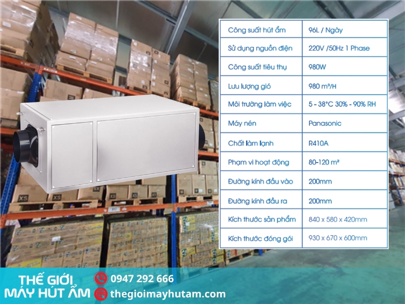 Thiết kế của máy hút ẩm Kosmen KM-96E