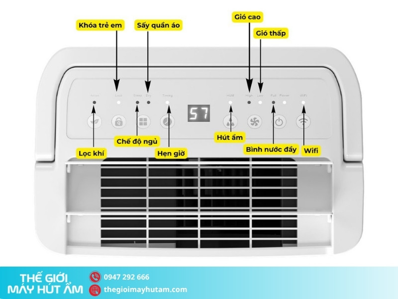 Hướng dẫn sử dụng máy hút ẩm Kosmen KM-12W