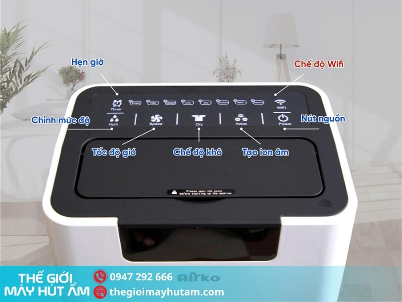 máy hút ẩm Airko ER-650E