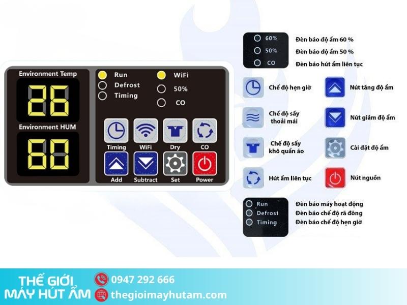 máy hút ẩm công nghiệp. Kosmen KM-210S