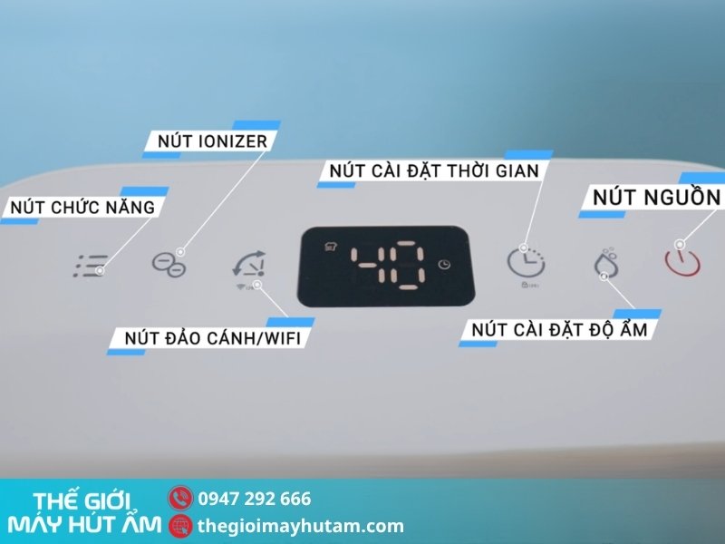 Máy hút ẩm FujiE HM-914EC Pro (14L/Ngày) 6 Máy hút ẩm FujiE HM-914EC Pro