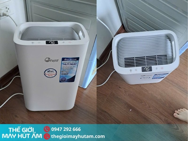 Máy hút ẩm FujiE HM-914EC (14L/Ngày) 6 máy hút ẩm FujiE HM-914EC chính hãng