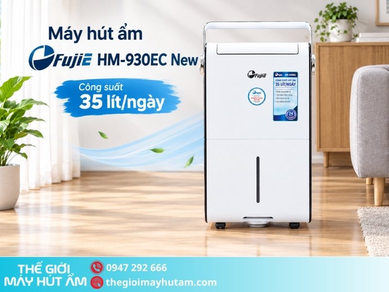 Thiết kế của máy hút ẩm FujiE HM-930EC New