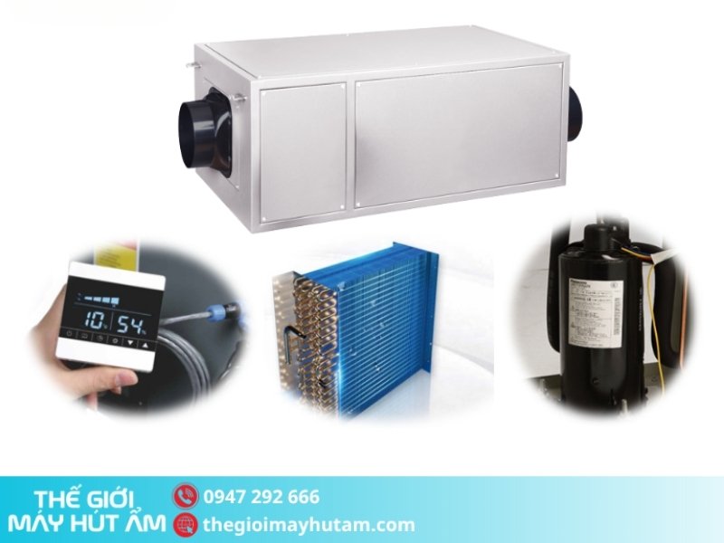 Náy hút ẩm treo trần Kosmen KM-136E