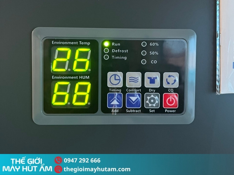 Bảng điều khiển Máy hút ẩm Kosmen KM-480S
