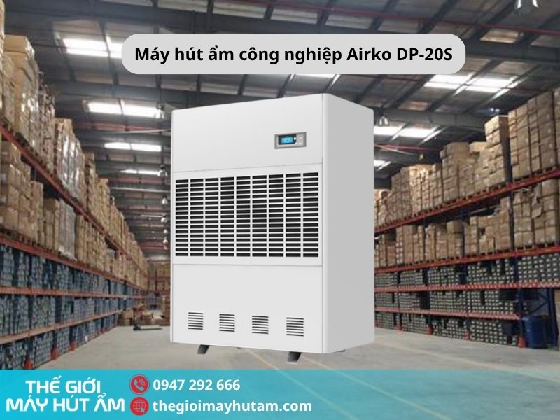 Thiết kế của máy hút ẩm công nghiệp Airko DP-20S
