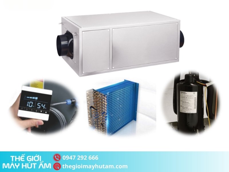 Tính năng của máy hút ẩm treo trần Kosmen KM-26E