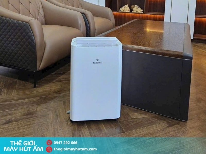 Máy hút ẩm Kosmen KM-12W sấy khô quần áo