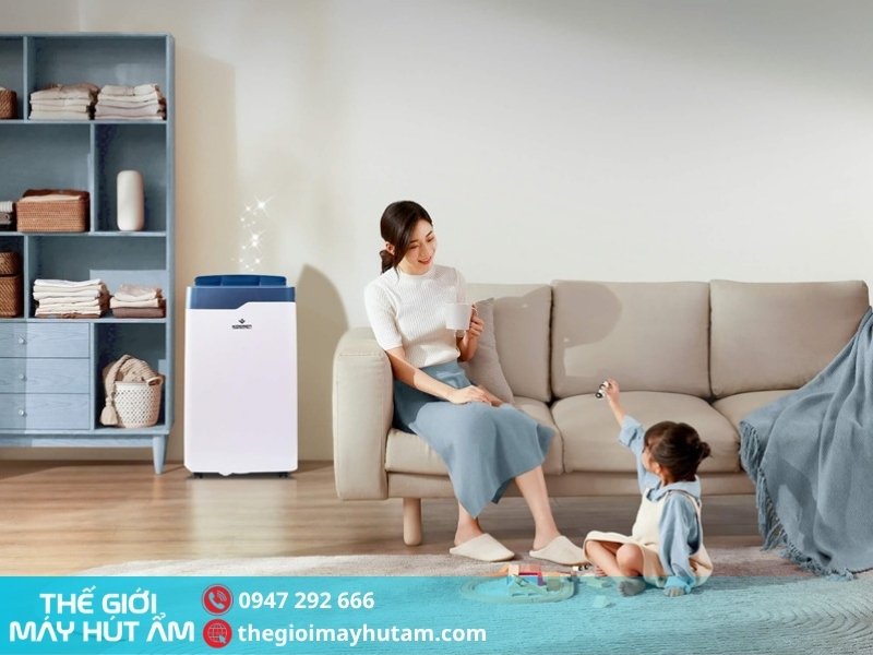 Hướng dẫn sử dụng máy hút ẩm Kosmen KM-20N 2 Chọn vị trí đặt máy hút ẩm Kosmen KM-20N