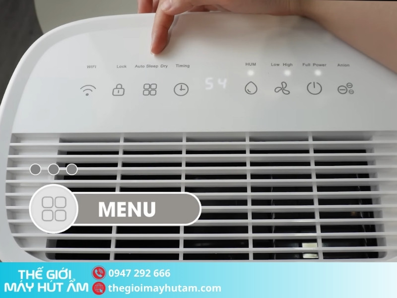 Hướng dẫn sử dụng máy hút ẩm Kosmen KM-25N 4 Hướng dẫn lựa chọn chế độ trên máy hút ẩm Kosmen KM-25N