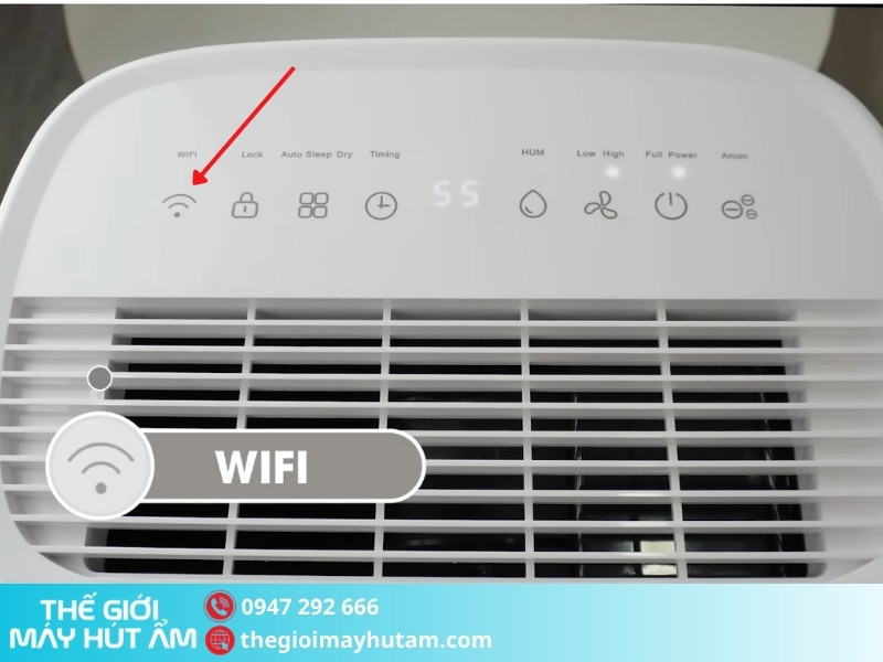 Hướng dẫn sử dụng máy hút ẩm Kosmen KM-25N 10 Kết nối WiFi để điều khiển từ xa trên máy hút ẩm Kosmen KM-25N