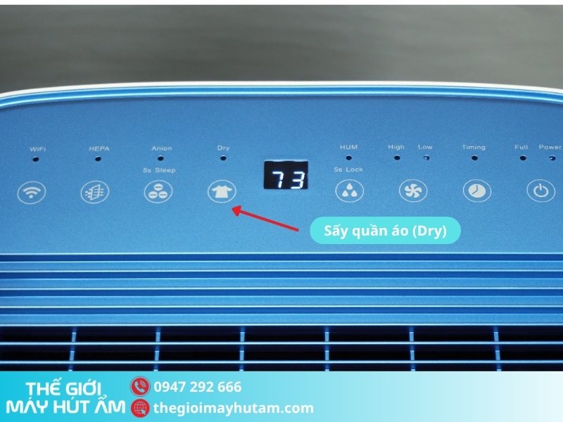 Chế độ sấy quần áo máy hút ẩm Kosmen KM-30N